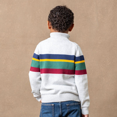 Organic Half Zip Sweater - Baby