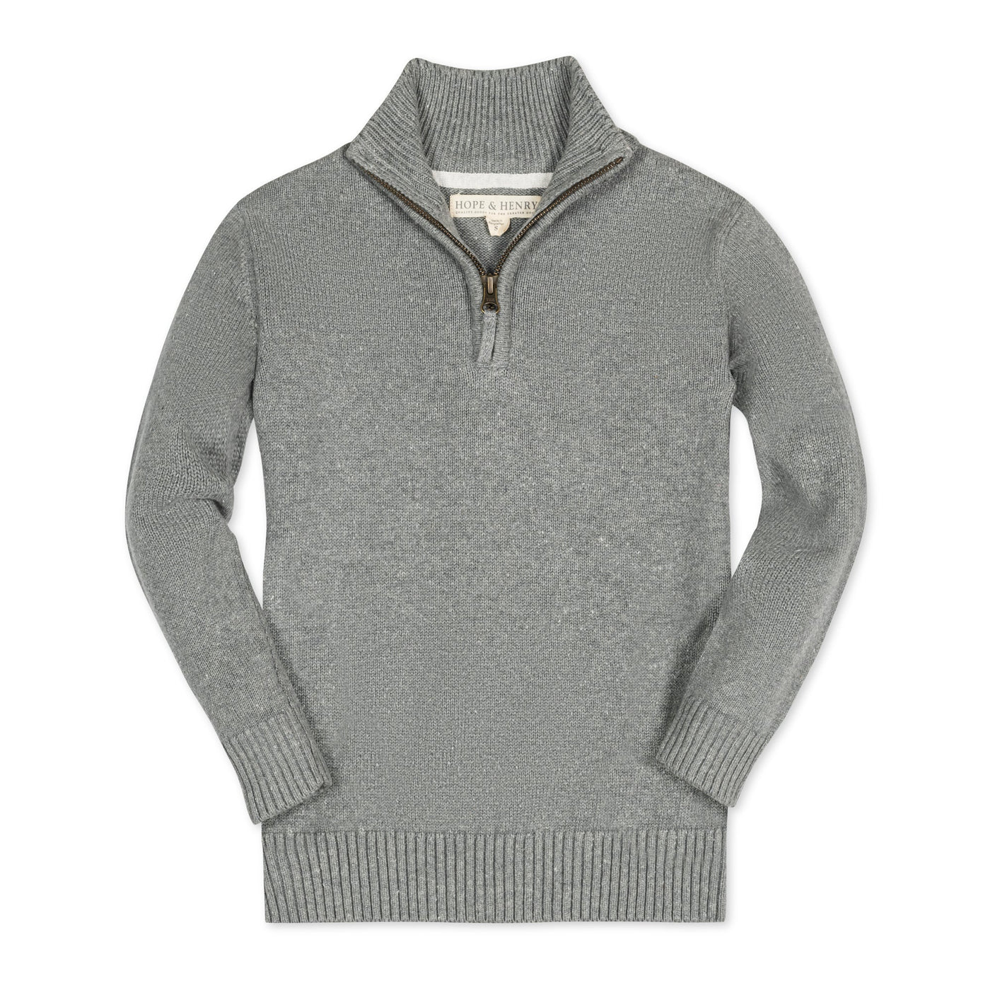 Organic Half Zip Sweater - Baby