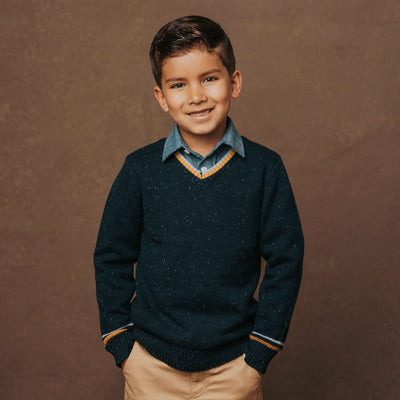 Organic V-Neck Sweater