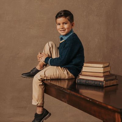 Organic V-Neck Sweater - Baby