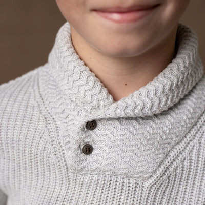 Organic Shawl Collar Sweater - Baby