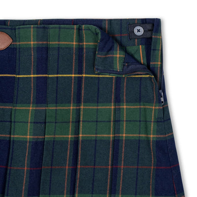 Organic Pleated Buckle Skirt