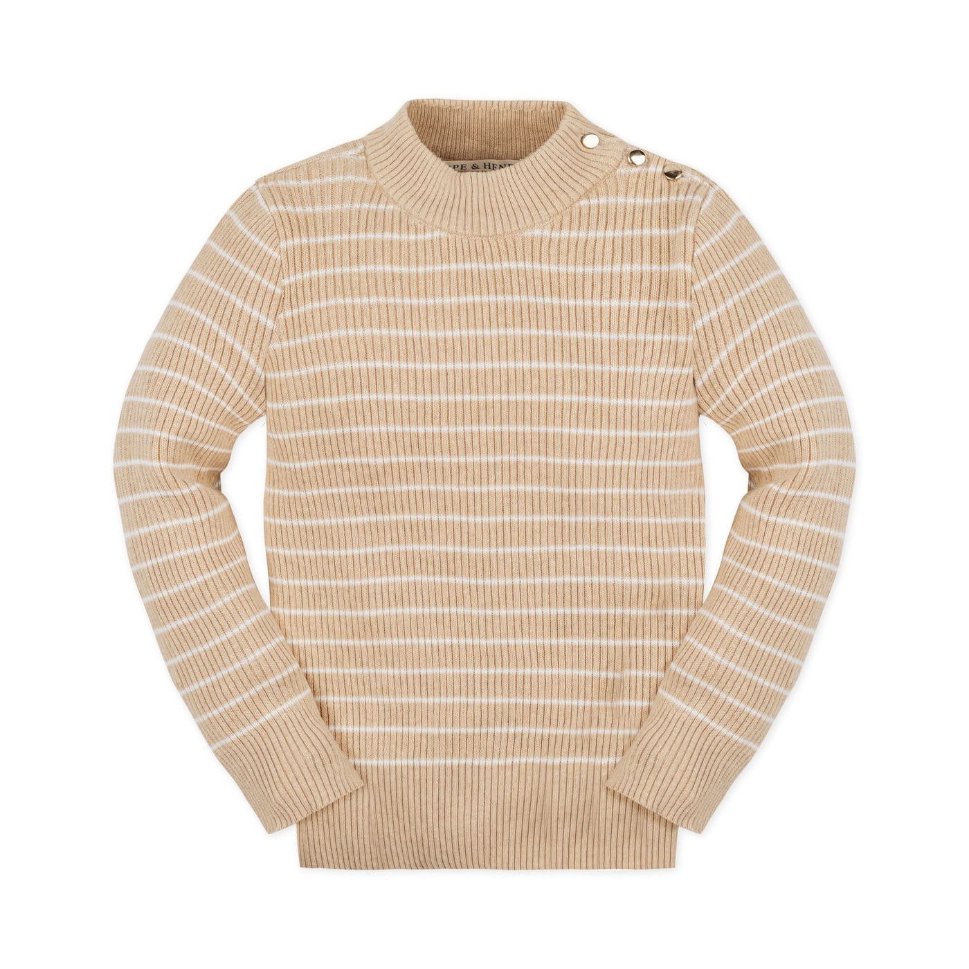 Organic Mock Neck Sweater