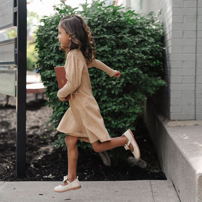 Organic Cable Bodice Sweater Dress - Baby