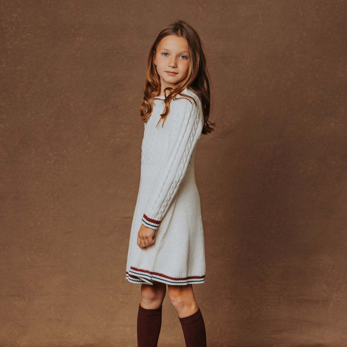 Organic Schoolgirl Sweater Dress - Baby