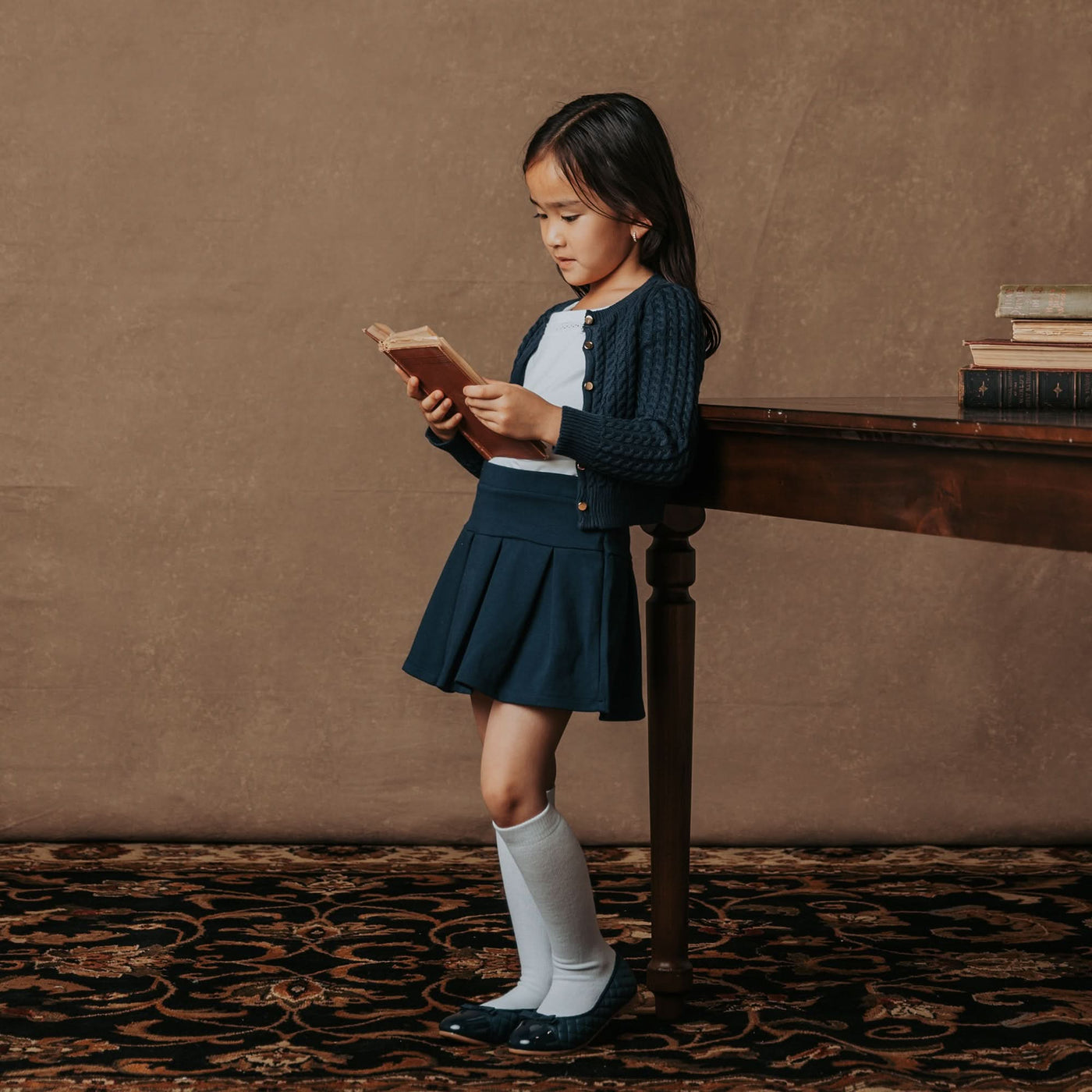 Ponte Drop Waist Skort