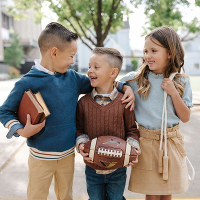 Organic Corduroy Cinch Waist Skirt