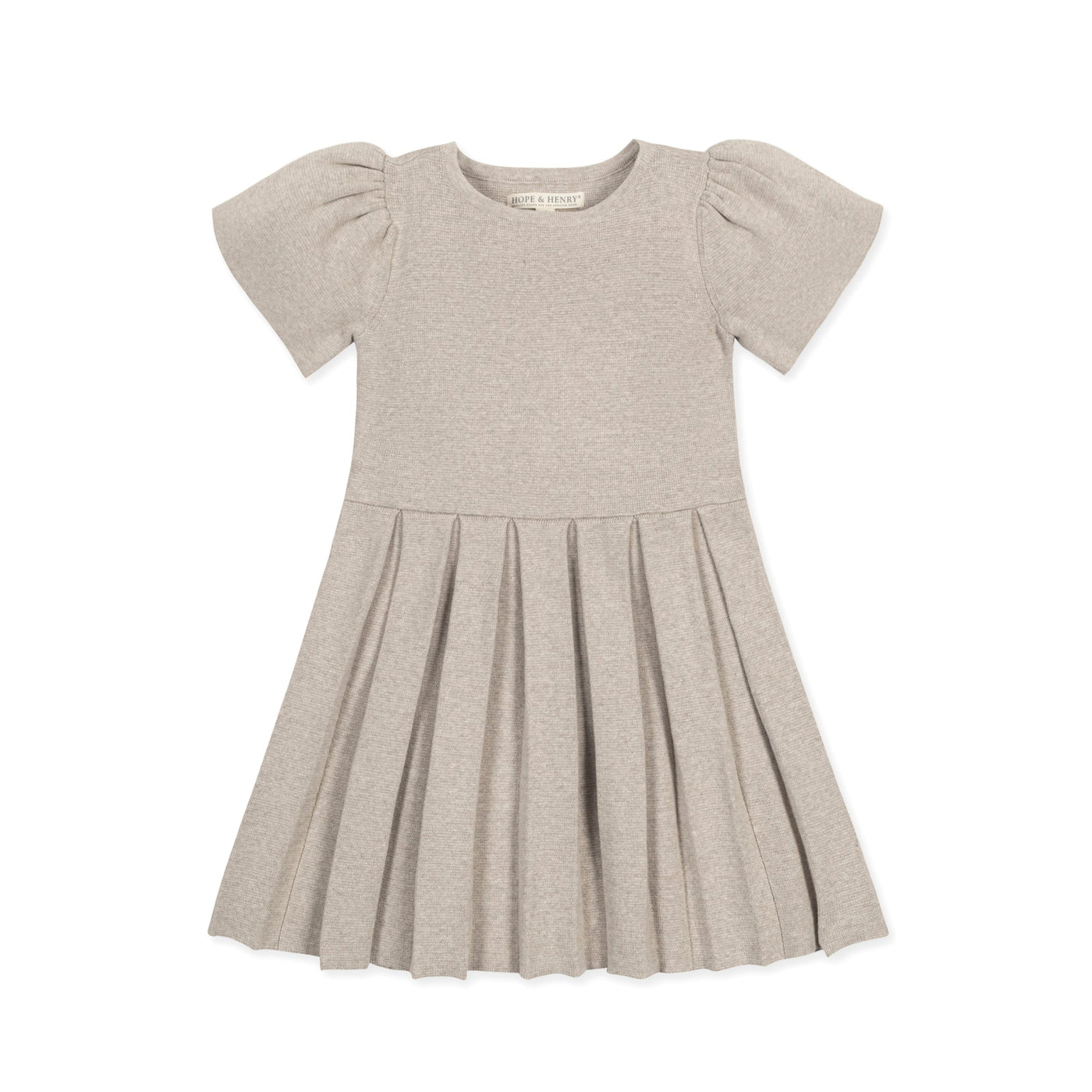 Organic Pleated Sweater Dress - Baby