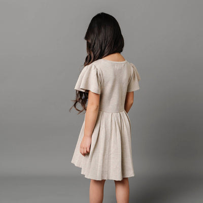 Organic Pleated Sweater Dress - Baby