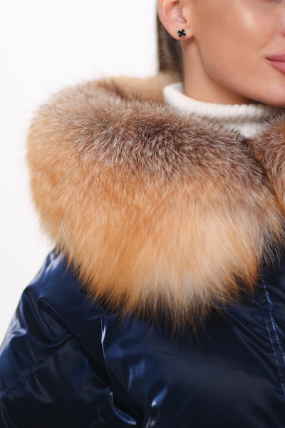 Genuine Red Fox Premium Down Fill Vinyl Parka