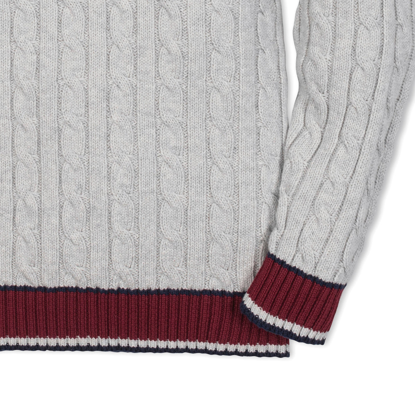 Organic V-Neck Cricket Sweater