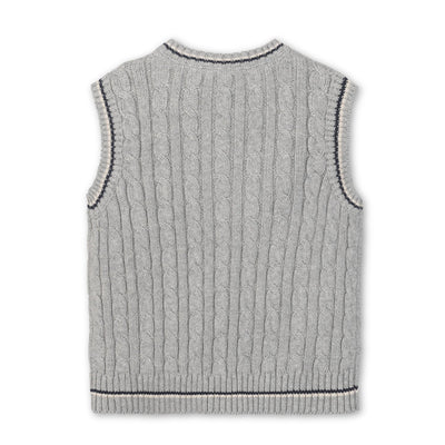 Organic Cable Sweater Vest