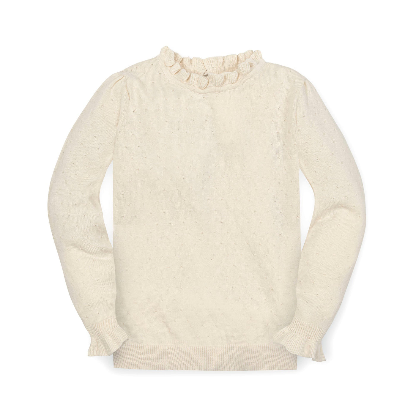 Organic Ruffle Edge Sweater