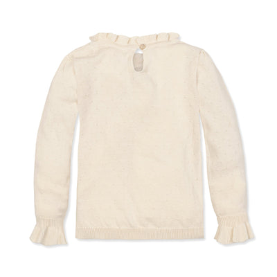 Organic Ruffle Edge Sweater