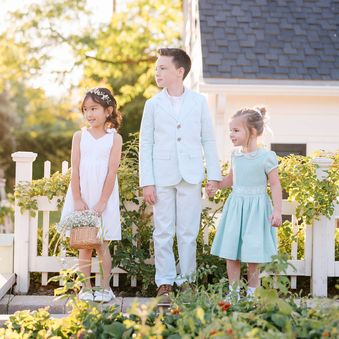 Organic Seersucker Suit Pant