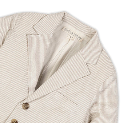 Organic Seersucker Suit Jacket