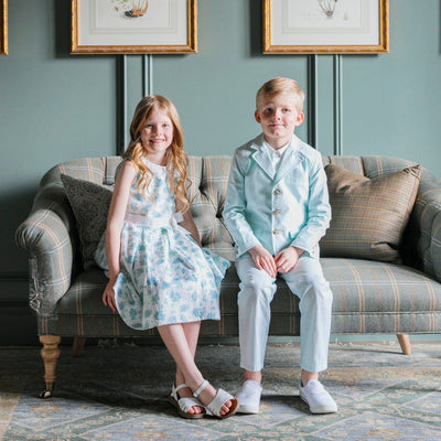 Organic Seersucker Suit Pant