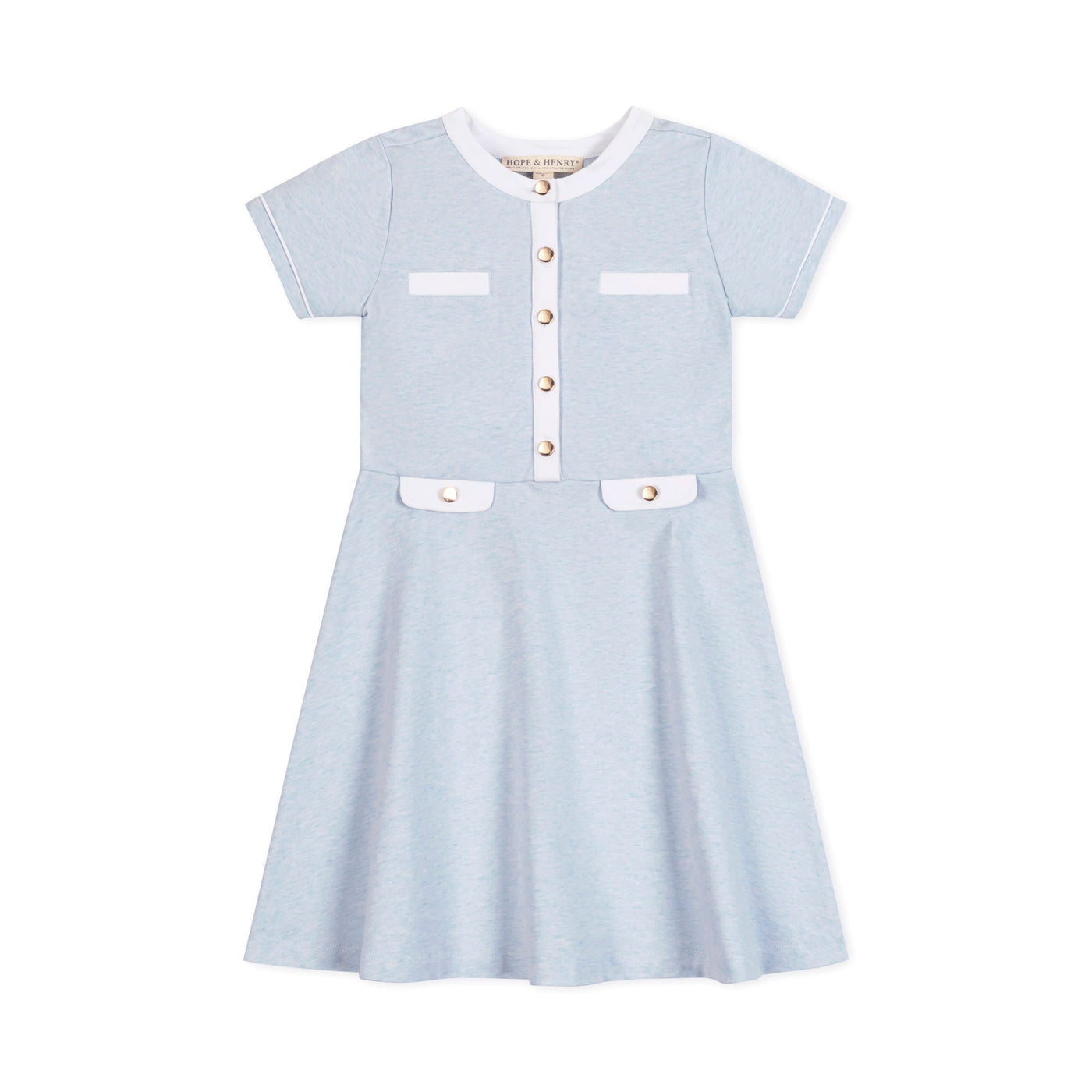 Organic French Terry Contrast Dress