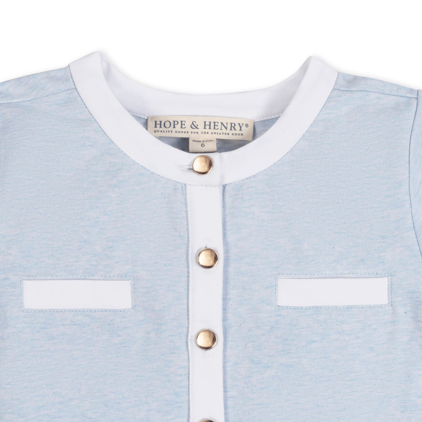 Organic French Terry Contrast Dress