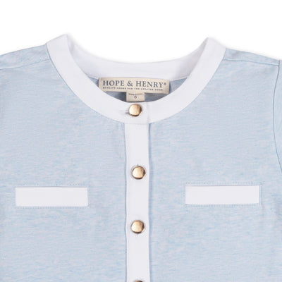 Organic French Terry Contrast Dress