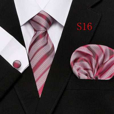 Paisley Series European And American Three-piece Tie Set