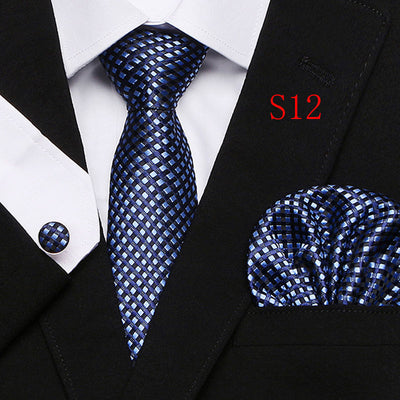Paisley Series European And American Three-piece Tie Set
