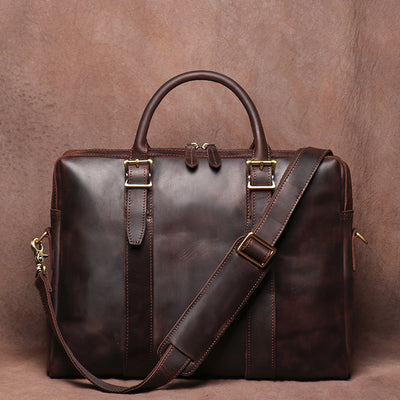 Men's Genuine Leather Messenger Bag