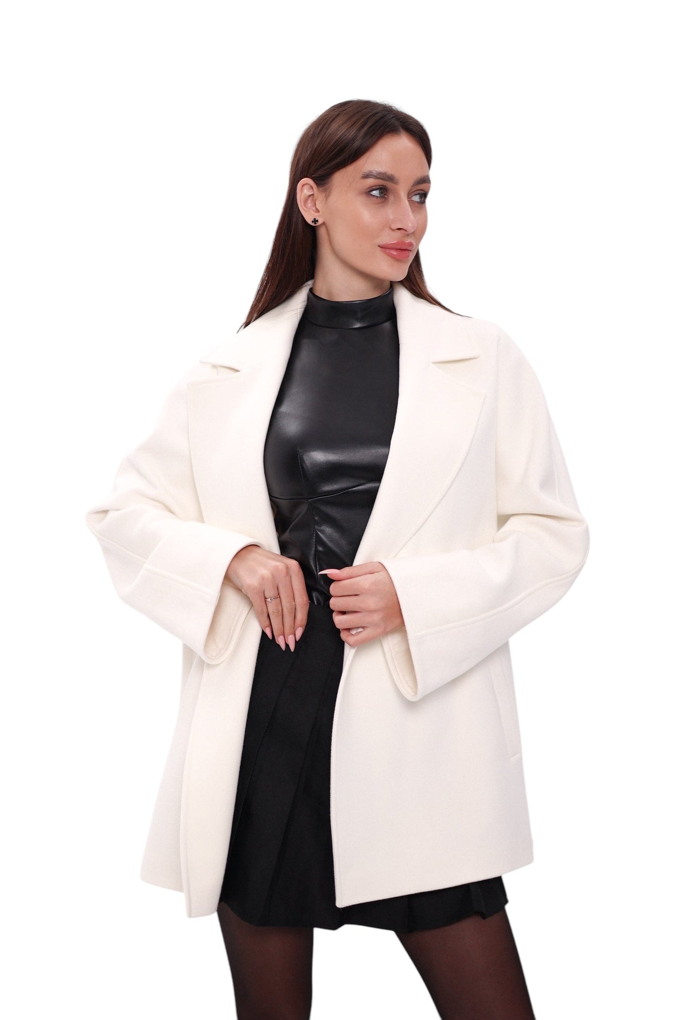 Astoria Midi Cashmere Wool Blend Coat