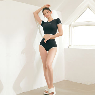 High Waist Bikini Triangle Swim Set