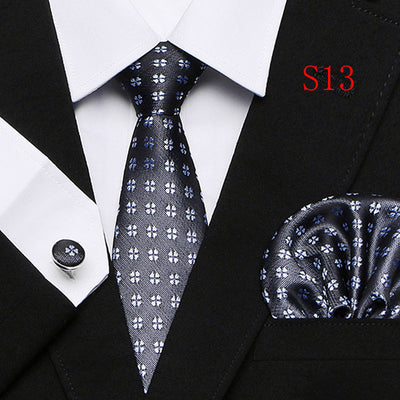 Paisley Series European And American Three-piece Tie Set