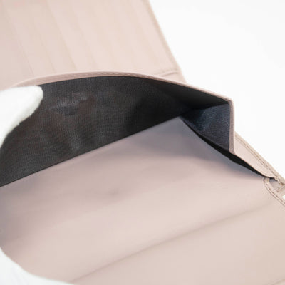 Gucci Beige & Pink GG Canvas French Flap Long Wallet #3920