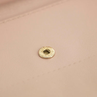 Gucci Beige & Pink GG Canvas French Flap Long Wallet #3920