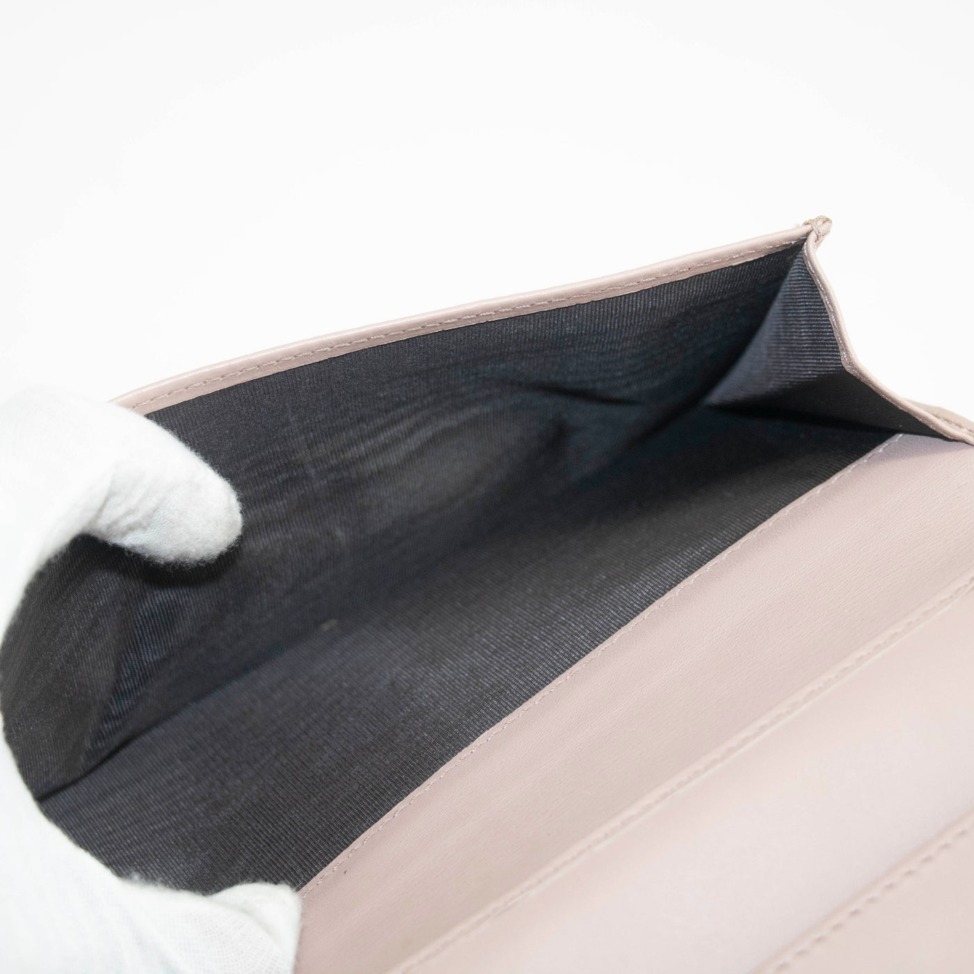 Gucci Beige & Pink GG Canvas French Flap Long Wallet #3920