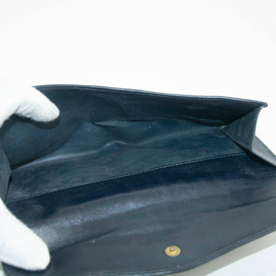 Gucci Canvas Coded Blue Ophidia Long Wallet #3947