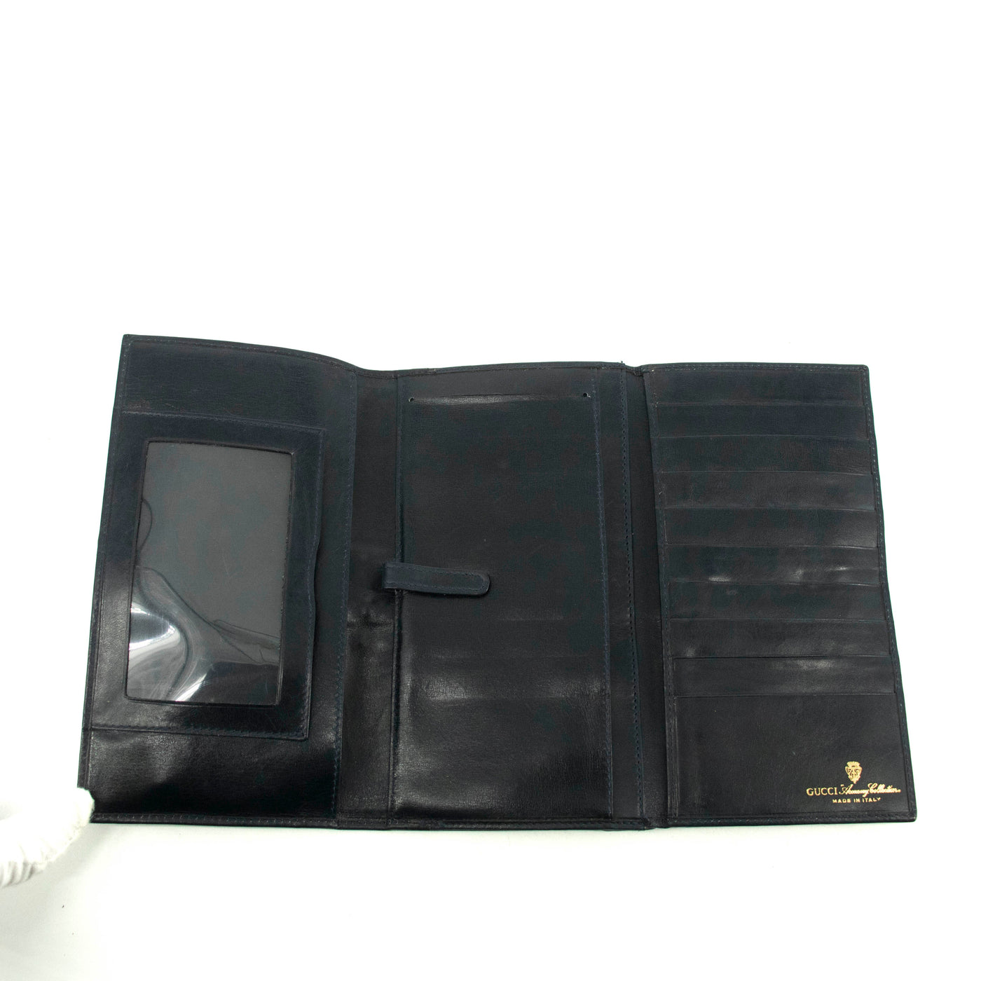 Gucci Canvas Coded Blue Ophidia Long Wallet #3947