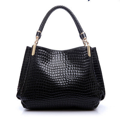 Women's Printed Leather Handbag