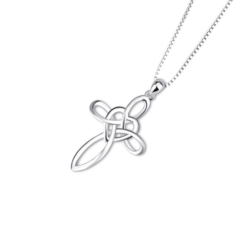 925 Sterling Silver Cross Pendant Necklace