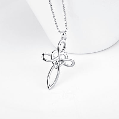 925 Sterling Silver Cross Pendant Necklace
