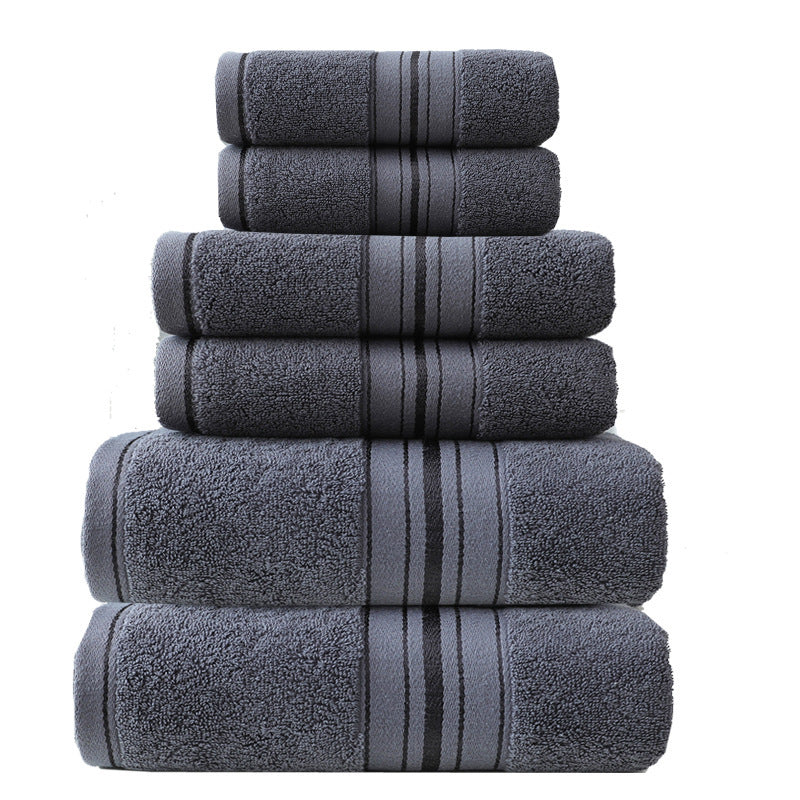 Cotton & Glossy Satin Towel Set