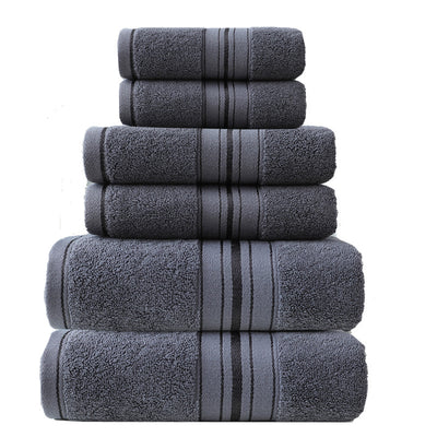 Cotton & Glossy Satin Towel Set