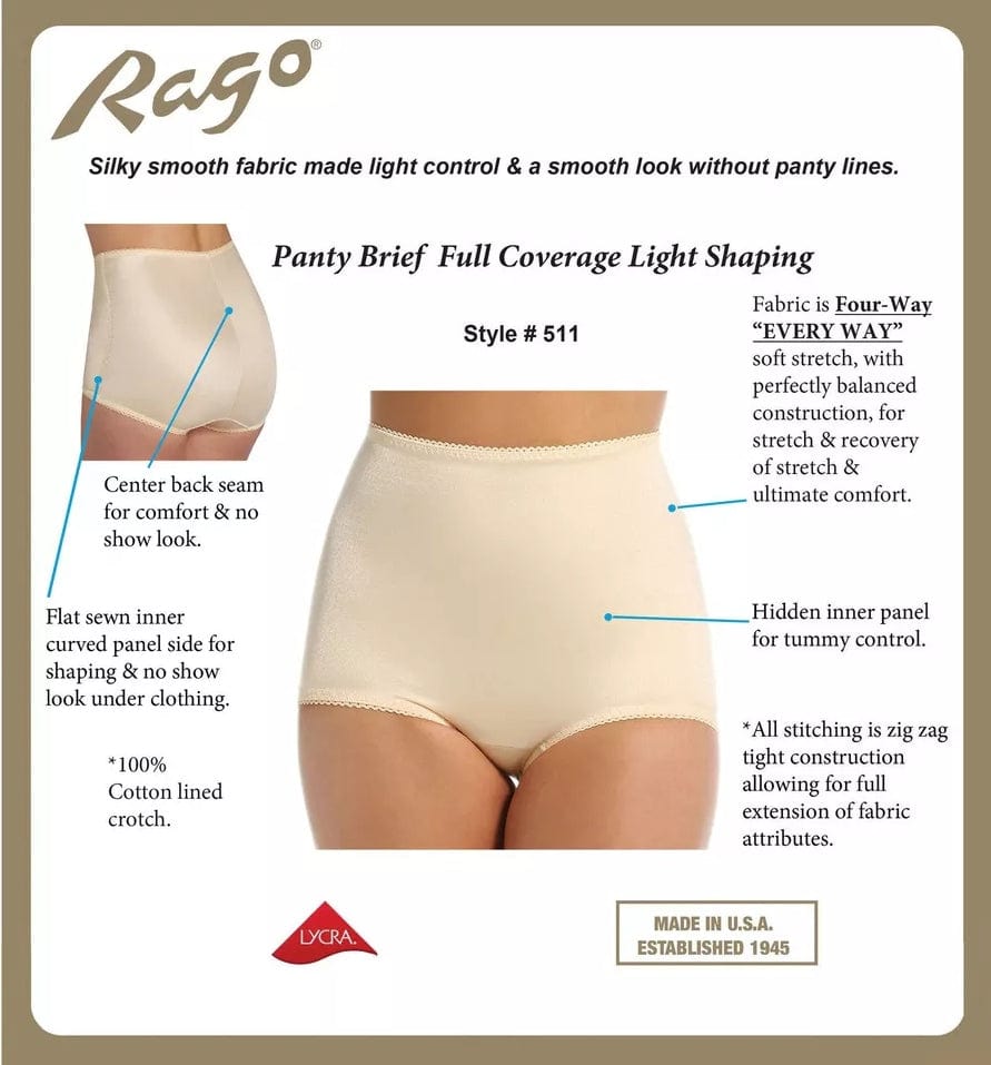 Light Shaping Tummy Control Panty with Inner lining | Style 511