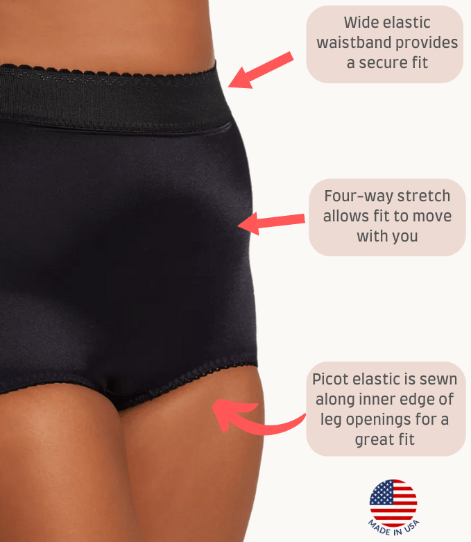 High Waist Tummy Control Panty with Inner Lining, Light Shaping | Style 513