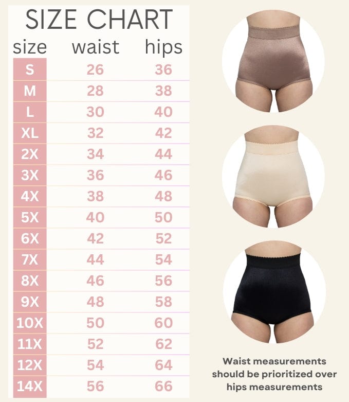 High Waist Tummy Control Panty with Inner Lining, Light Shaping | Style 513
