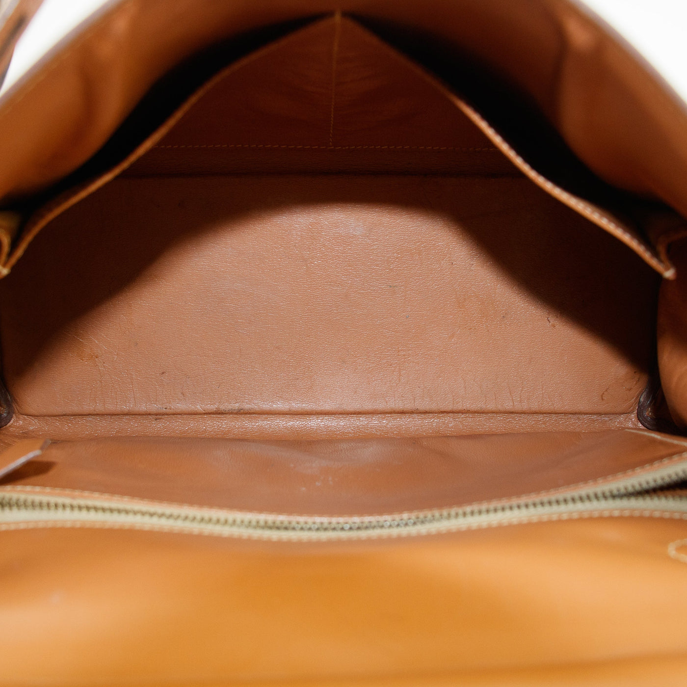 Hermes Kelly 32 Boxcalf Brown Handbag Year 1986 #5775