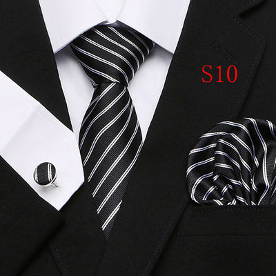 Paisley Series European And American Three-piece Tie Set