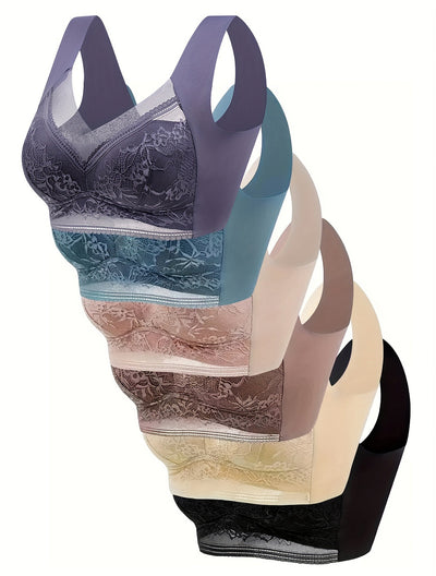 Summer Ice Silk Seamless Bras
