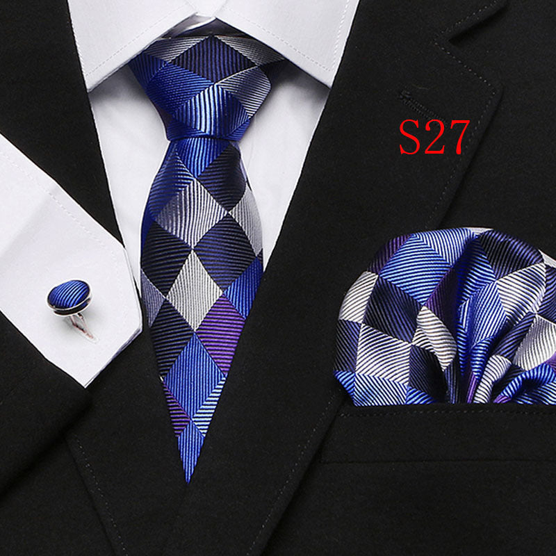 Paisley Series European And American Three-piece Tie Set
