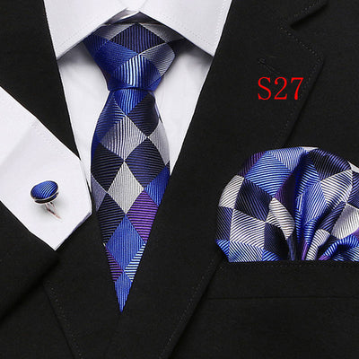 Paisley Series European And American Three-piece Tie Set