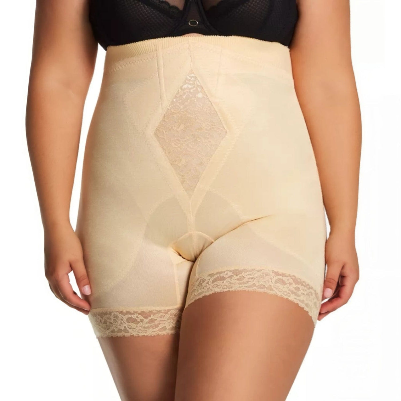 Style 6206 | High Waist Medium Control Thigh Slimmer | Memory Compression Fabric