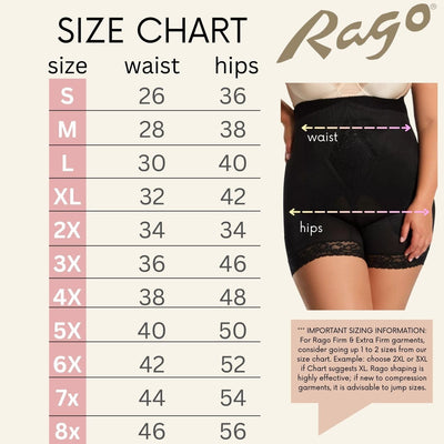 Style 6206 | High Waist Medium Control Thigh Slimmer | Memory Compression Fabric